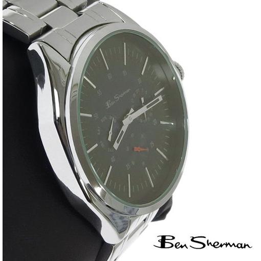 ベンシャーマン Ben Sherman ブルー フェイス クロノグラフ 腕時計 メンズ