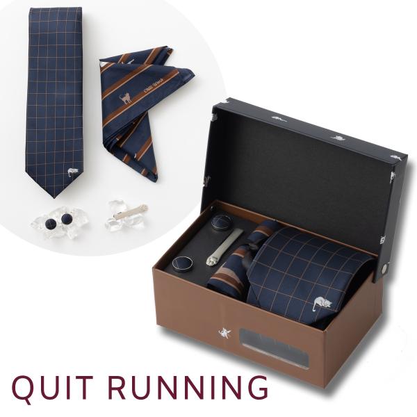 猫だらけのメンズ4点ギフトセット ダークネイビー イージーケア CHILLWORK ウォッシャブル ...