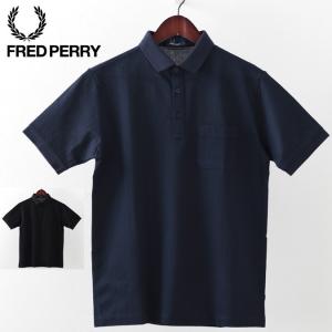 フレッドペリー Fred Perry ポロシャツ 日本製 シャドウ ストライプ 2色 ネイビー ブラック メンズ｜ukclozest