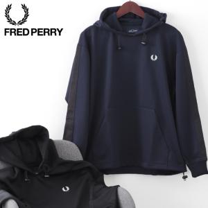 フレッドペリー メンズ パーカー パーカ ジャージ トラック プルオーバー Fred Perry 2色 ブラック ネイビー 日本製｜ukclozest