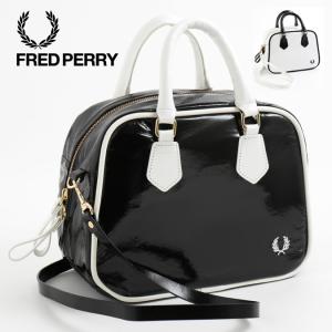 フレッドペリー 正規販売店 Fred Perry ミニ ボーリング バッグ 2色 ブラック ホワイト ショルダーバッグ 26×20cm｜ukclozest