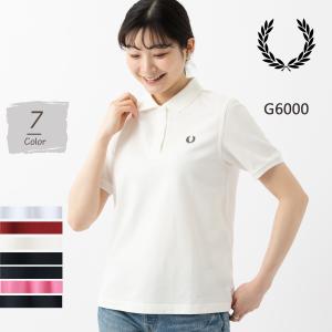 Fred Perry ホワイト 半袖ポロシャツ　リブ編み　レディース FRED PERRY（フレッドペリー） レディース ポロシャツ ポロ 半袖