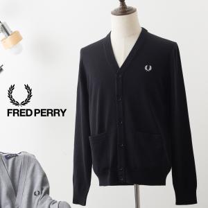 フレッドペリー メンズ セーター メリノウール クラシック ニットカーディガン  Fred Perry 3色 ブラック ネイビー 正規販売店 ギフト｜ukclozest