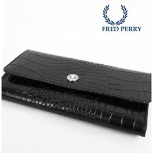 フレッドペリー エンボスド 長財布 レディース 本革レザー フレッドペリー Fred Perry｜ukclozest