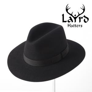 Laird Hatters メンズ トリルビーハット 英国製 ウールハット フェルト