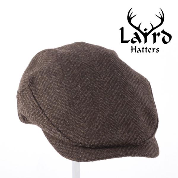 Laird Hatters メンズ キャスケット 英国製 ハンチング ウール ツイード ハンチング帽...