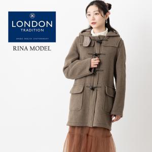 美品✨24AW ロンドントラディッション ケープ風ダッフルコート ブラウン 34 美品✨24AW ロンドントラディッション ケープ風ダッフルコート