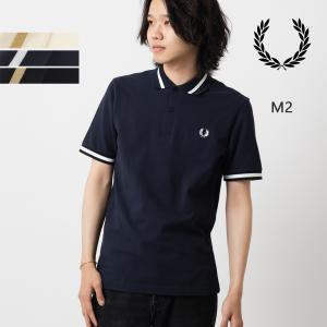 【美品レアカラー】フレッドペリー　ポロシャツ　M12 ブラック×ピンク　38 FRED PERRY（フレッドペリー） 英国製 ティップラインポロシャツ M12