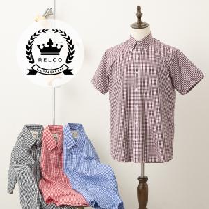 RELCO 長袖シャツ ポルカドット 水玉 レルコ レトロ ブラック