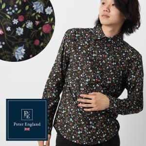 日本製リバティプリントシャツ 肌に優しい綿100％ タナローン メンズ