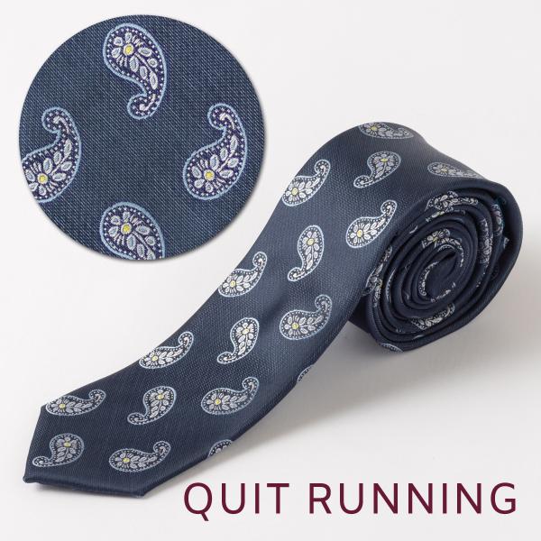 ペイズリーデザイン 洗えるイージーケア CHILLWORK ウォッシャブル ネクタイ 洗濯OK ダー...