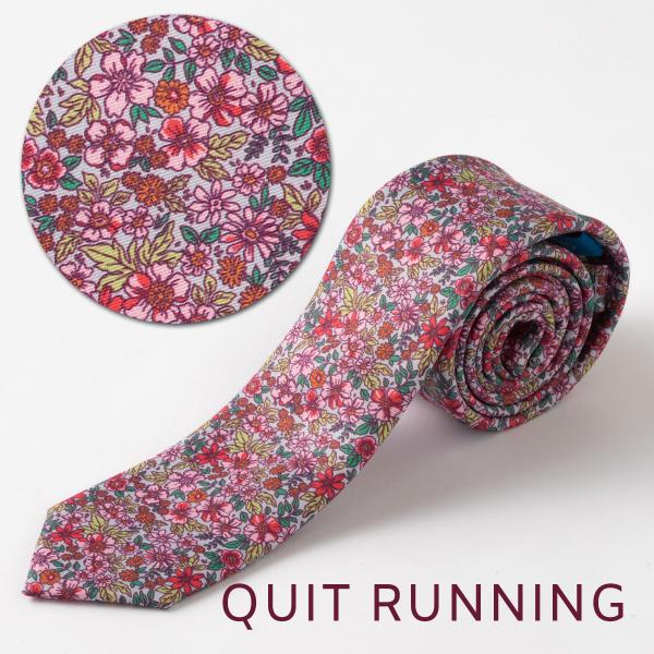 花柄 フローラルデザイン 洗えるイージーケア CHILLWORK ウォッシャブル ネクタイ 洗濯OK...