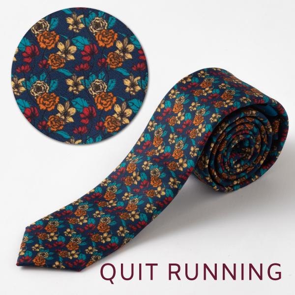 花柄 フローラルデザイン 洗えるイージーケア CHILLWORK ウォッシャブル ネクタイ 洗濯OK...