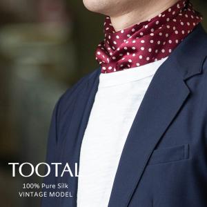Tootal Scarf Tootal Vintage ユニセックス ピュアシルク スカーフ
