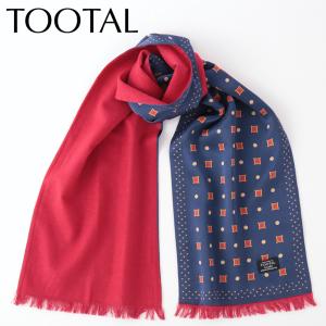 Tootal Vintage メンズ シルク スカーフ モチーフプリント