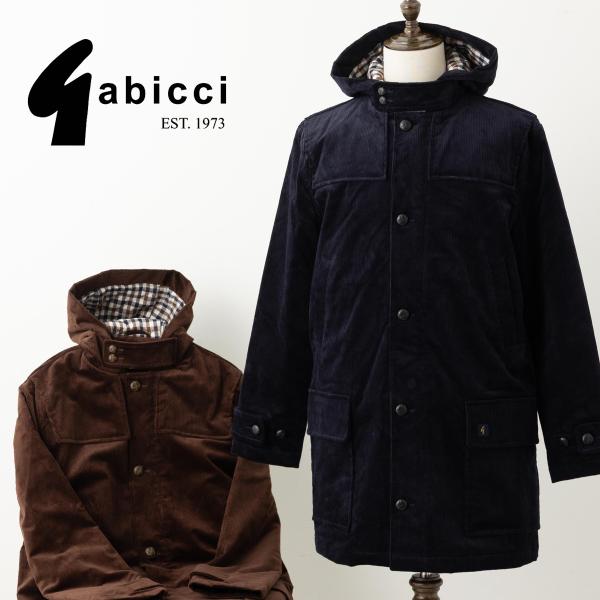 Gabicci ダッフルコート ガビッチ コーデュロイ ミディコート クローブ ネイビー CHUCK...