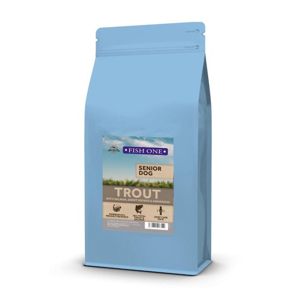 グレインフリー　フィッシュワン　サーモン&amp;トラウトライトシニア　中粒　2kg