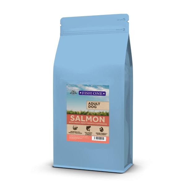 グレインフリー　フィッシュワン　サーモン&amp;トラウトライトシニア　中粒　2kg