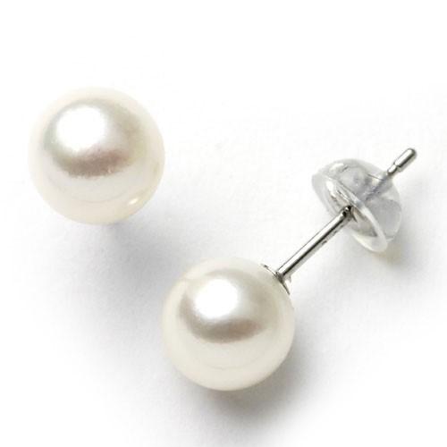 プラチナ パール ピアス