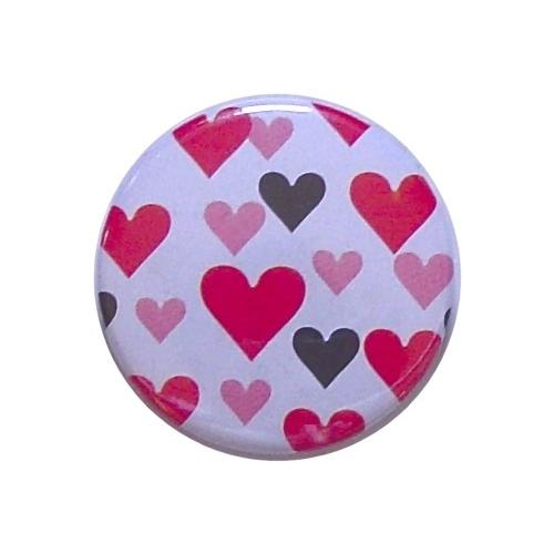 Many Mini Heart ミニ ハート ロゴ 缶バッジ YCB200 London ストリート...