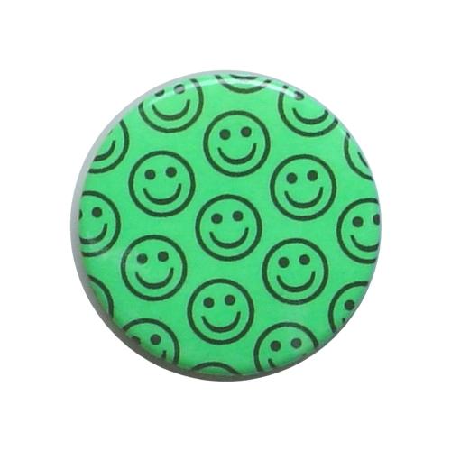 Many Mini Smile GRN　ミニ・スマイル柄 ロゴ 缶バッジ YCB318 London...