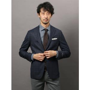 blazer's bank.com REDA SUPER110'sウール チェック柄ジャケット