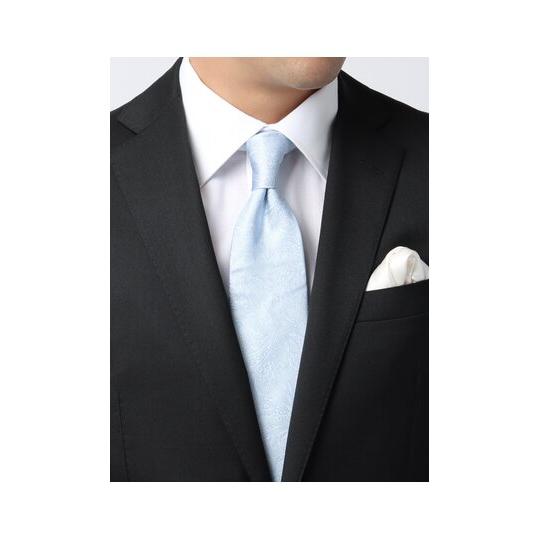 【スーツスクエア】メンズ ネクタイ フォーマル andreu.barcelona シルク ペイズリー...