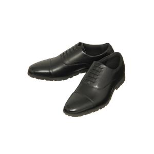 BMZ別注 撥水 ストレートチップシューズ ブラック