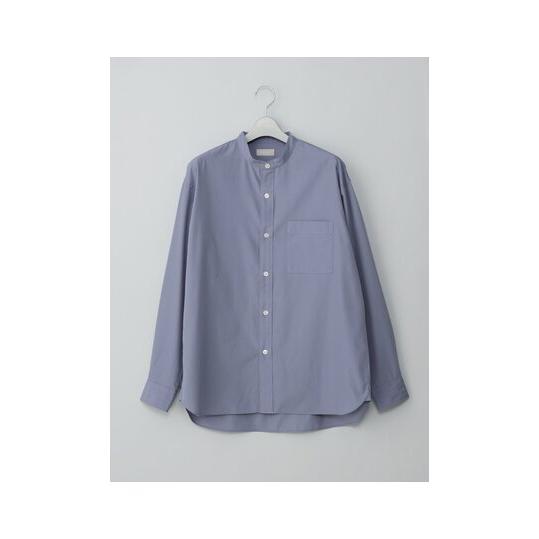 【スーツスクエア】メンズ GOOVI バンドカラーシャツ 長袖 ウォッシャブル ポリエステルコットン...