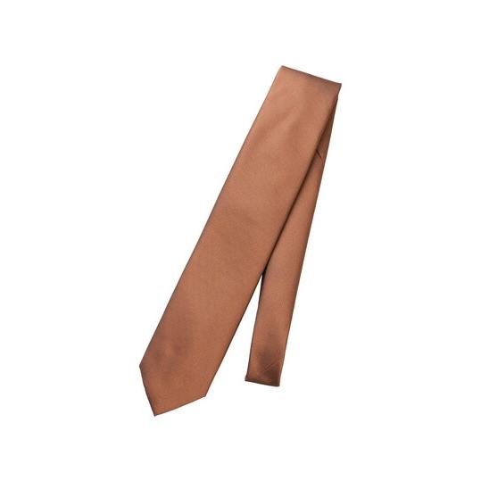 【スーツスクエア】メンズ ネクタイ ポリエステル ドット オレンジ系