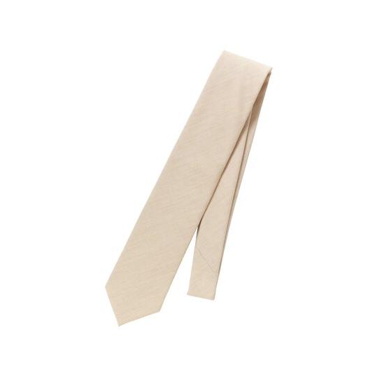 【スーツスクエア】メンズ ネクタイ Carreman JAPAN MADE ウールブレンド 無地 ベ...