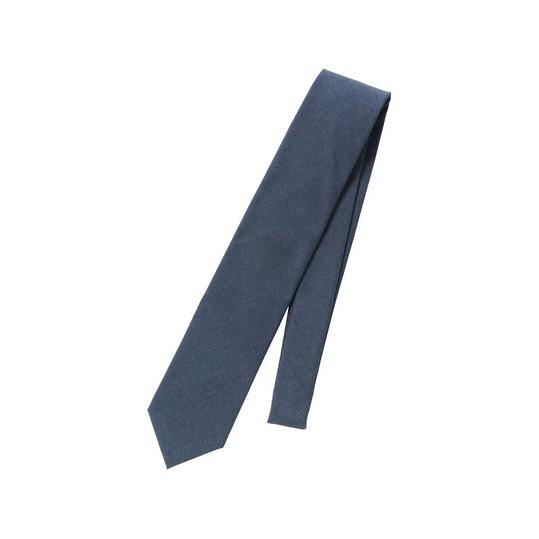 【スーツスクエア】メンズ ネクタイ Carreman JAPAN MADE ウールブレンド 無地 ブ...