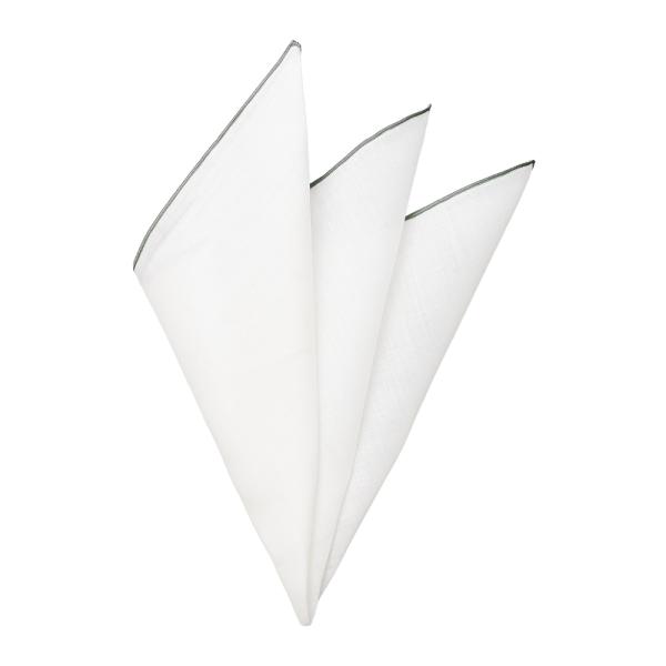 【スーツスクエア】ポケットチーフ リネン パイピング スーツ フォーマル タキシード イベント 結婚...