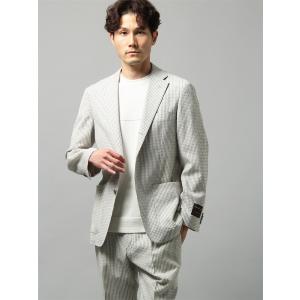 コードレーンジャケット　ANGELICO　ストレッチ 　ウールコットン　ストライプ