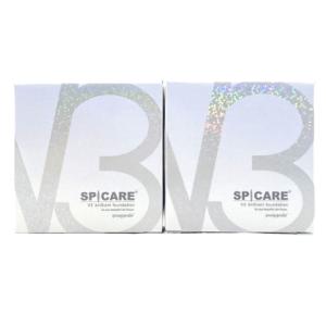 ▪️スピケア V3ブリリアントファンデーション 本体1個+レフィル 1個 パフ付き SPICARE V3 V3ブリリアントファンデーション 15g 本体 レフィル