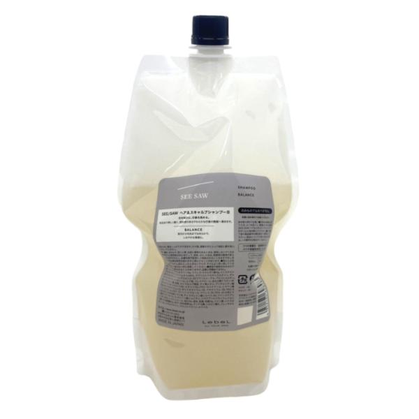 SEE/SAW ヘア&amp;スキャルプシャンプーB レフィル 800ml ルベル シーソー ヘアサロン専売...