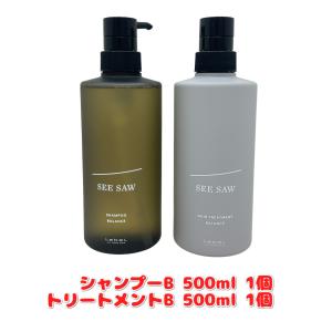 SEE SAW シャンプー 500ml タイト 2本セット セット】ルベル シーソー SEE/SAW T タイト 500mLセット (ヘア