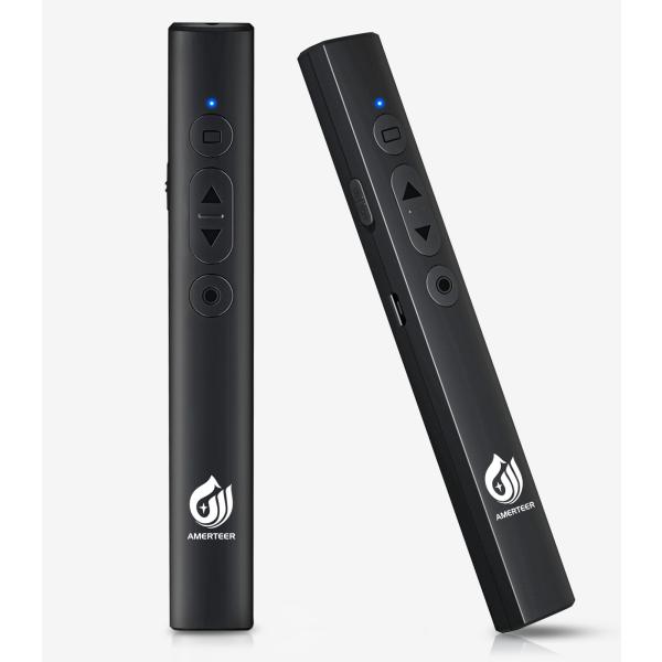 レーザーポインター ワイヤレス プレゼンター AMERTEER PPTスライド用リモート 充電式 P...