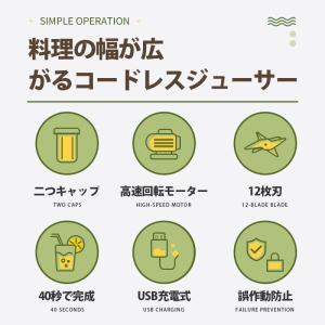 ミキサー ブレンダー ジューサー 小型 洗いや...の詳細画像1