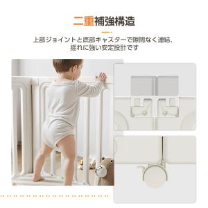 ベビーゲート ベビーガード ベビーフェンス ペ...の詳細画像3