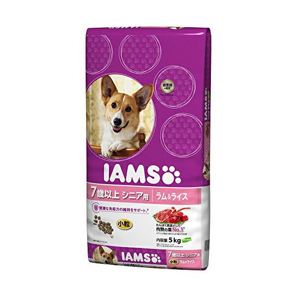 アイムス ( IAMS ) シニア犬 7歳以上用 健康サポート ラム&amp;ライス 小粒 5kg ドッグフ...