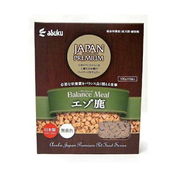 (4個セット) アスク ジャパンプレミアム バランスミール エゾ鹿 600g 鹿肉 タブレット イヌ...