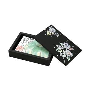 らでんシール 黒彫板ハガキ箱 2個セットの高価買取価格