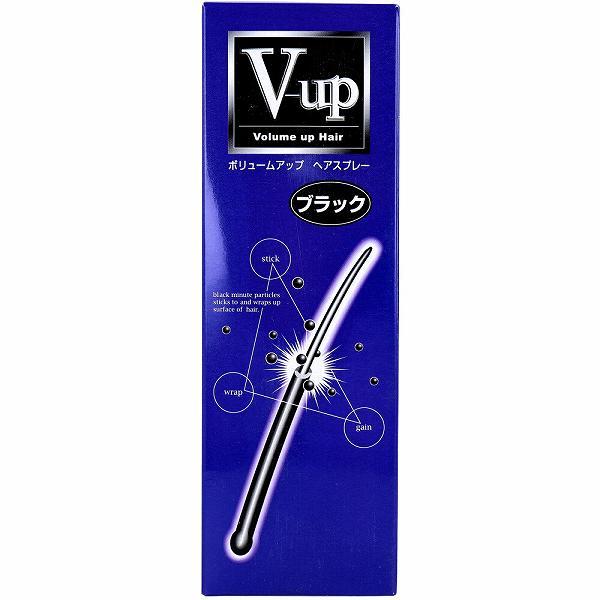 【6個セット】ボリュームアップ ヘアスプレー ブラック 200g