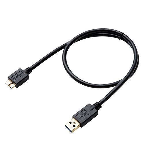 【送料無料】 エレコム DH-AMB3N05BK USB3.0ケーブル A-microBタイプ HD...