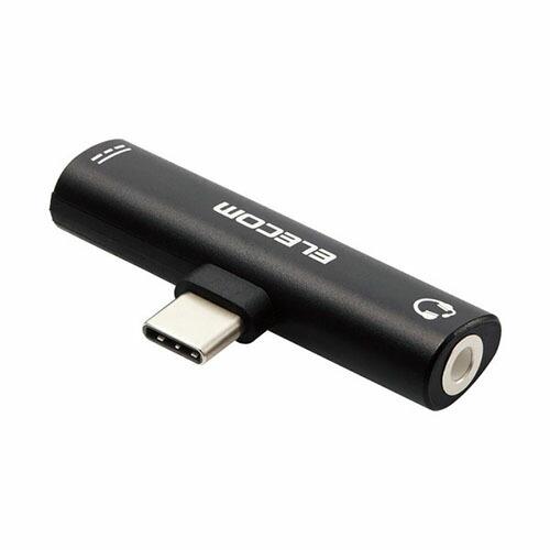 エレコム MPA-C35PDBK 音声変換アダプタ Type-C変換アダプタ USB パワーデリバリ...