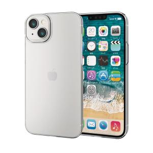 【送料無料】 エレコム PM-A22BPVKCR iPhone 14 Plus ケース カバー ハード 薄型 端子周りまで保護 クリア