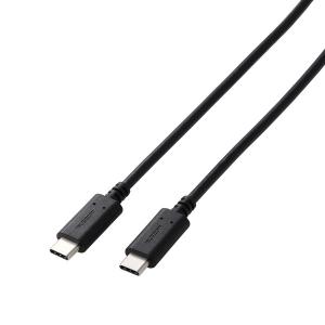 エレコム GM-CC20BK USB Type-C ケーブル USB-C to USB-C USB2.0 2m PD 60W 急速充電 PS5 PS4 コントローラー 外付け HDD SSD 等 USB C