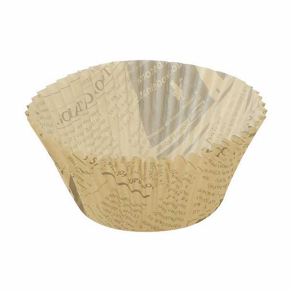 (10個セット) リバティーコーポレーション LD-587 紙製 カップケーキ 焼型 7.5cm 英...