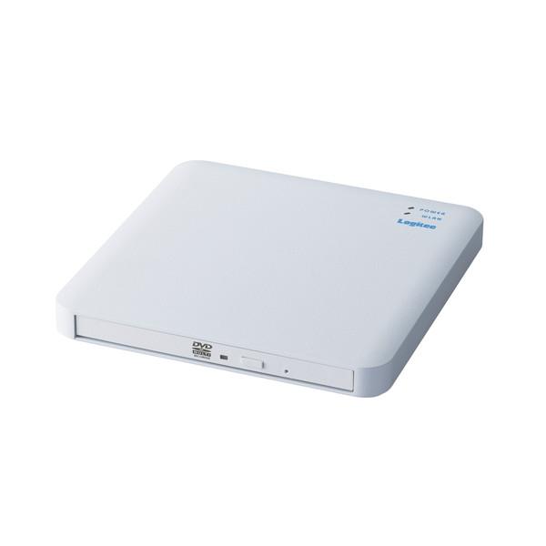 エレコム LDR-SM5WURWH スマホ タブレット 用 外付け CDドライブ Wi-Fi ワイヤ...